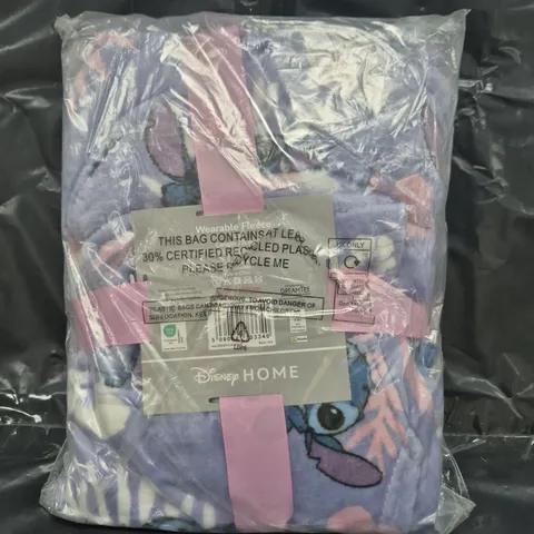 SEALED DISNEY KIDS LILO AND STITCH FLORAL HOODED BLANKET