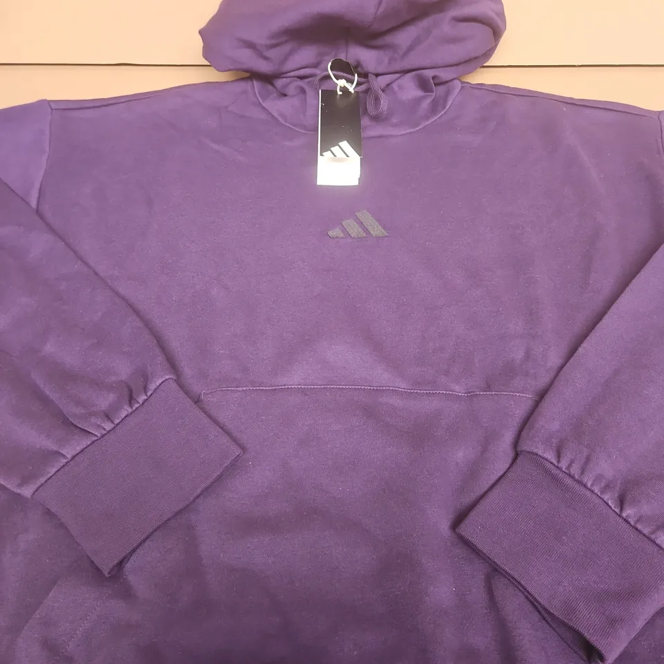 ADIDAS HOODIE – PURPLE - SIZE XL