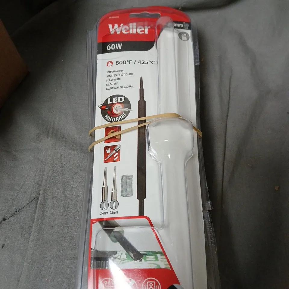 WELLER 60W SOLDERING IRON KIT – LED HALO RING, 800°F/425°C 