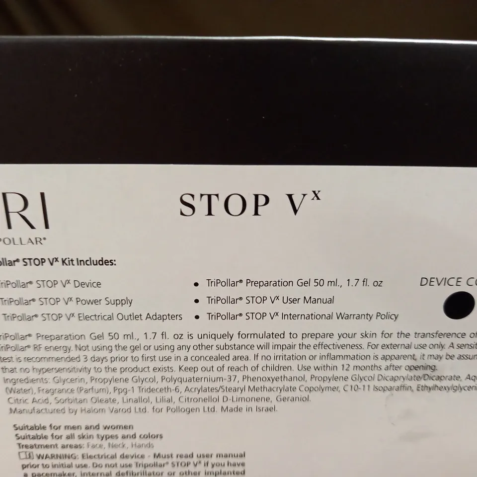 SEALED TRI POLLAR STOP VX KIT IN BLACK/CHROME