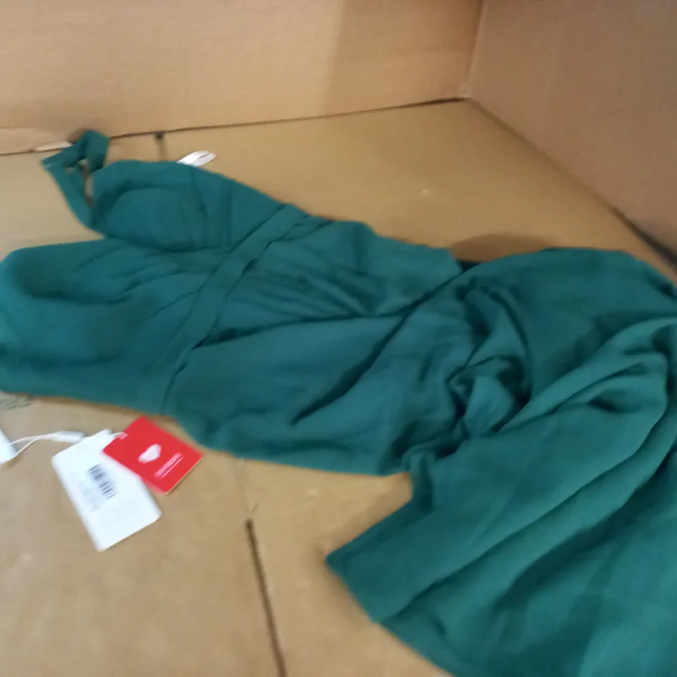 JJ'S HOUSE GREEN OCCASION DRESS - UK 14
