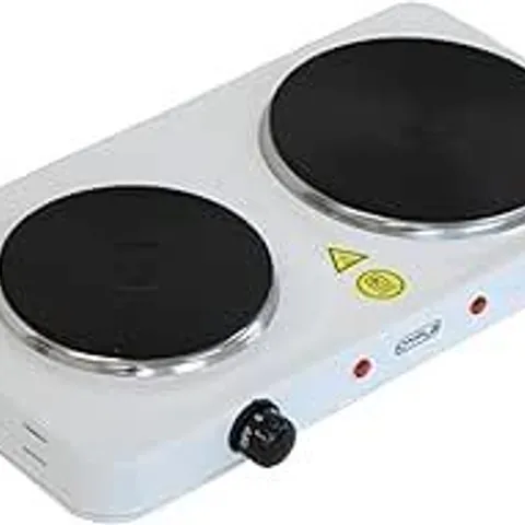 OYPLA 2.5KW ELECTRIC PORTABLE KITCHEN DOUBLE HOT PLATE BOXED