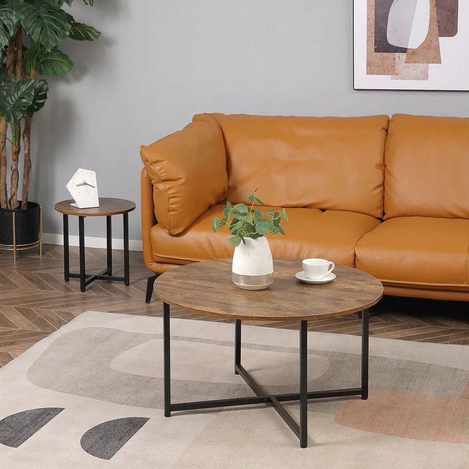 BOXED 2-PIECE COFFEE TABLE SET (1 BOX)