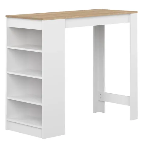 BOXED NEVILLE 115CM DINING TABLE 