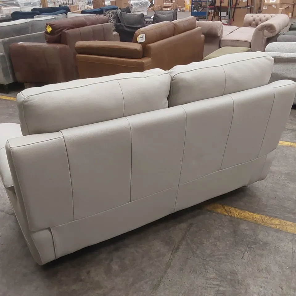 QUALITY DESIGNER ITALIAN MADE PATRIZIO 2 SEATER LEATHER SOFA