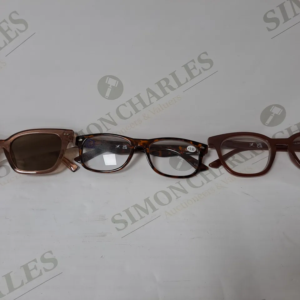 HUMMINGBIRD POLARISED SUNGLASSES & READER 2PC SET TAN MIX 3.5