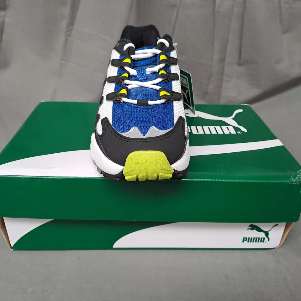 BOXED PAIR OF PUMA CELL ALIEN SHOES IN MULTICOLOUR UK SIZE 6