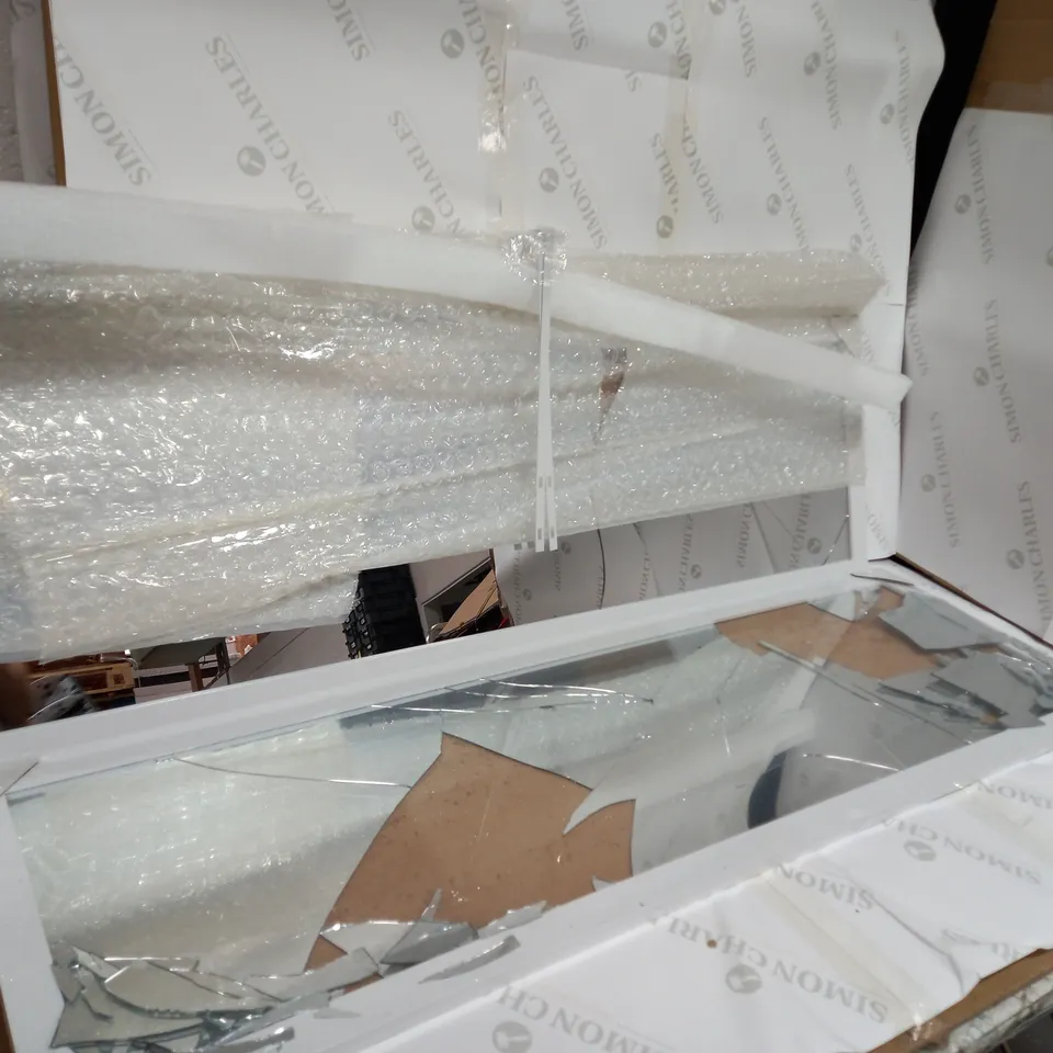 LOT OF APPROX 2 WHITE  FULL LENGTH MIRRORS (COLLECTION ONLY)