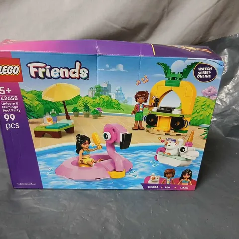 LEGO FRIENDS UNICORN & FLAMINGO POOL PARTY 42658 (99 PCS)