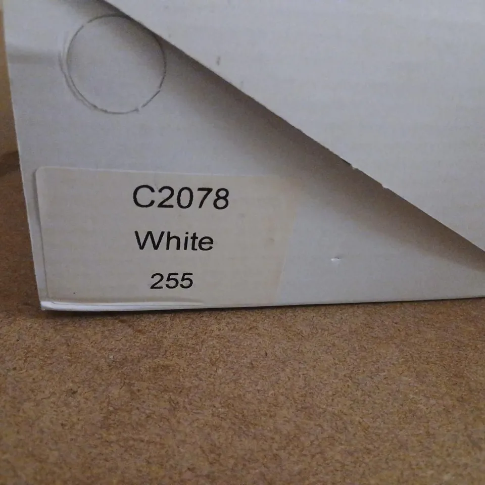OLIVIA SPARKLE WHITE BALLET FLATS – BOXED