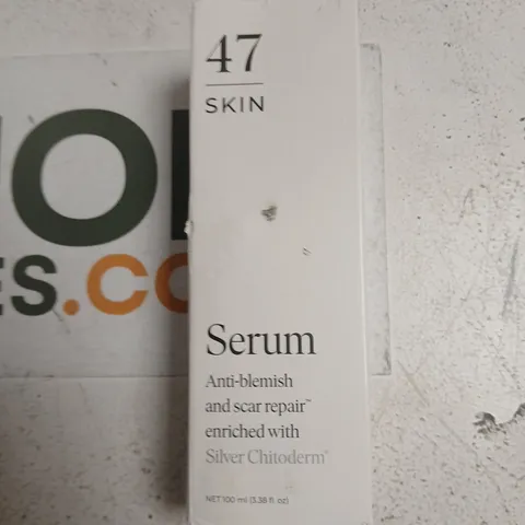 47SKIN SERUM – ANTI-BLEMISH & SCAR REPAIR, ENRICHED WITH SILVER CHITODERM 100ML