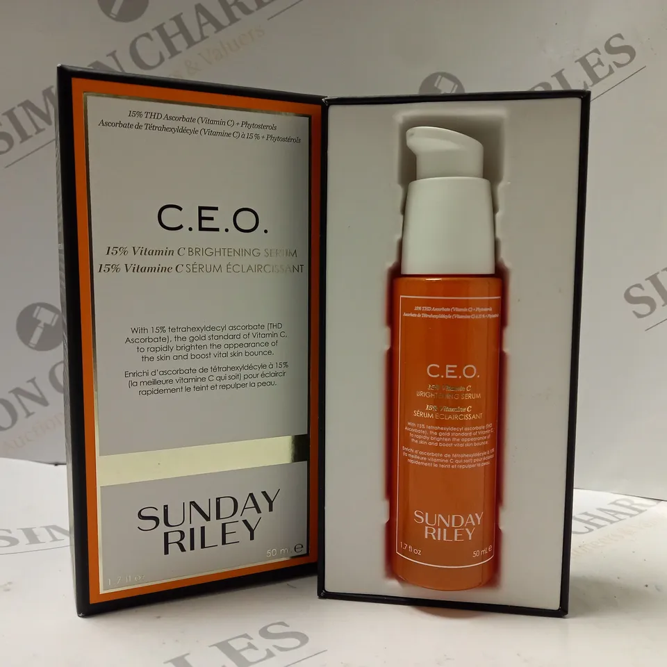 SUNDAY RILEY C.E.O. 15% VITAMIN C BRIGHTENING SERUM 50ML 