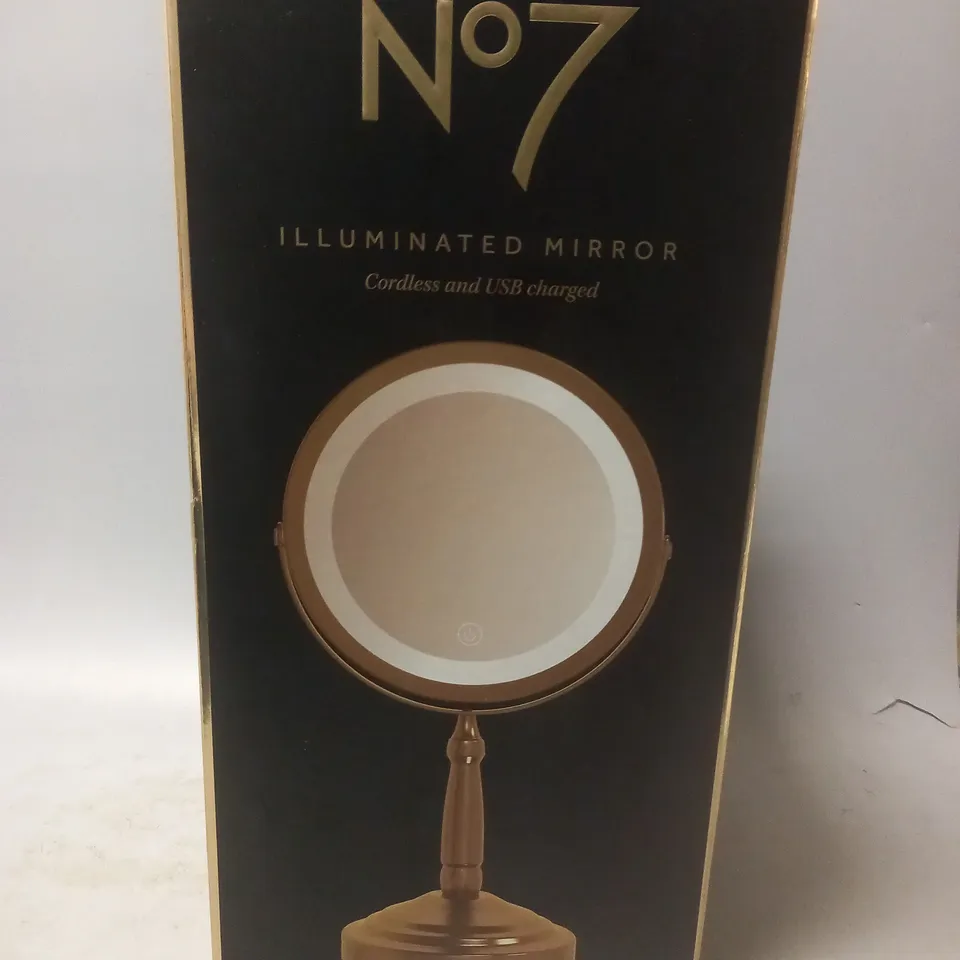 BOXED NO7 ILLUMINATED MIRROR