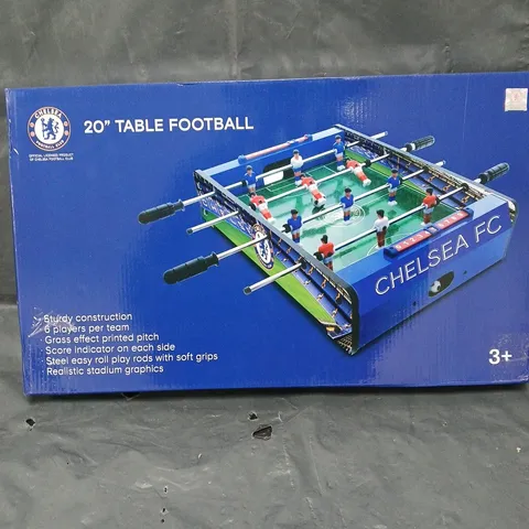 BOXED CHELSEA FC 20" FOOTBALL TABLE 