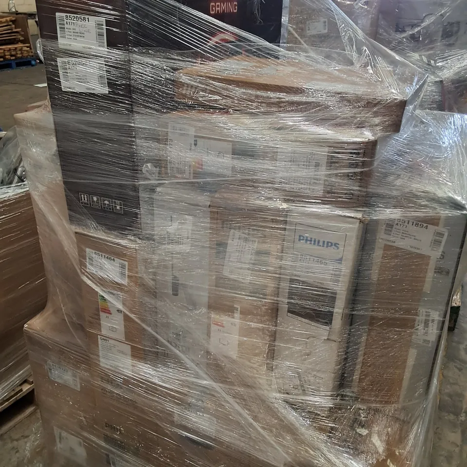 PALLET OF APPROXIMATELY 19 UNPROCESSED RAW RETURN MONITORS TO INCLUDE;