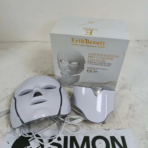 ERTH BEAUTY ELECTRICALS LIMITED EDITION PRO 7 COLOUR LED MASK