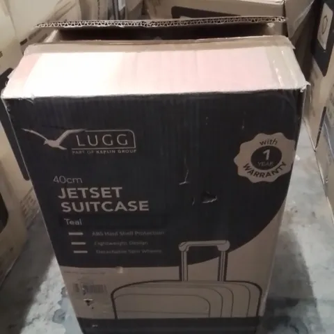 BOXED LUGG 40CM JETSET SUITCASE TEAL