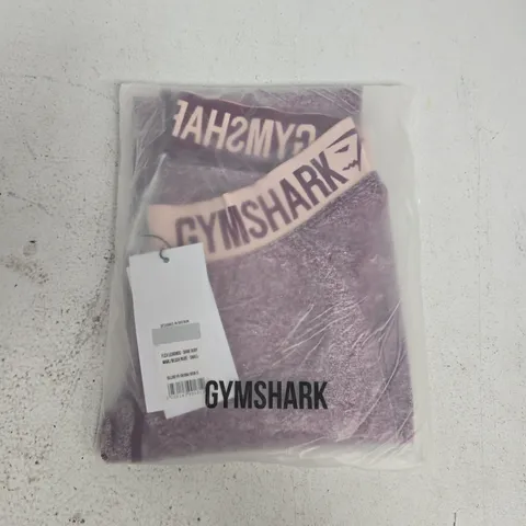 BAGGED GYMSHARK FLEX LEGGINGS IN DARK RUBY - S