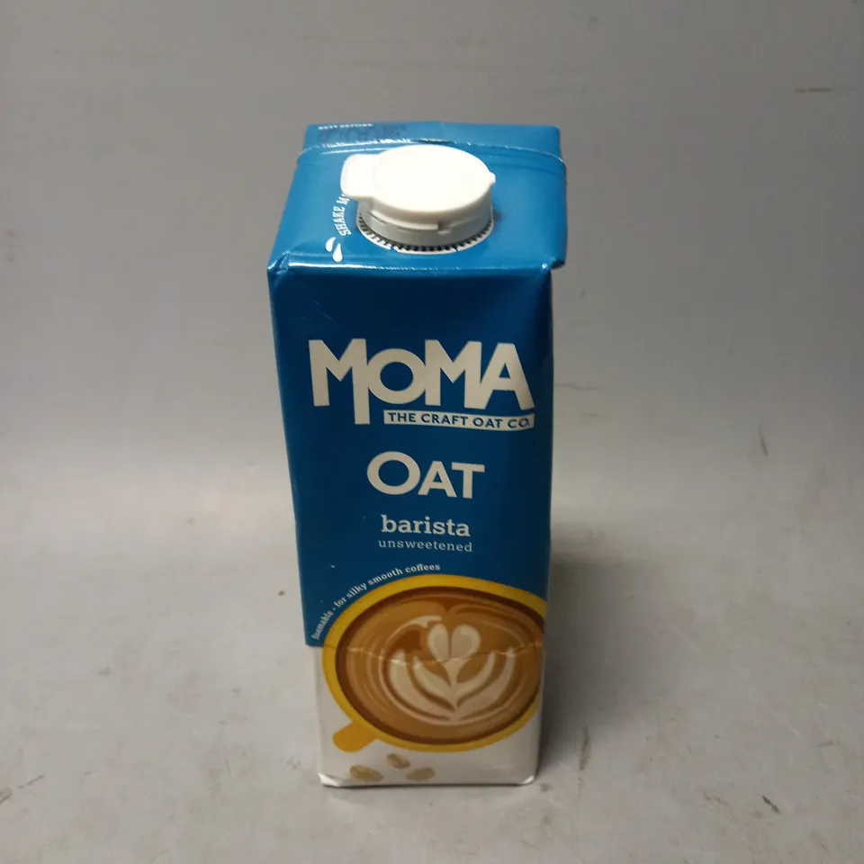 10X 1L MOMA OAT UNSWEETENED BARISTA MILK 