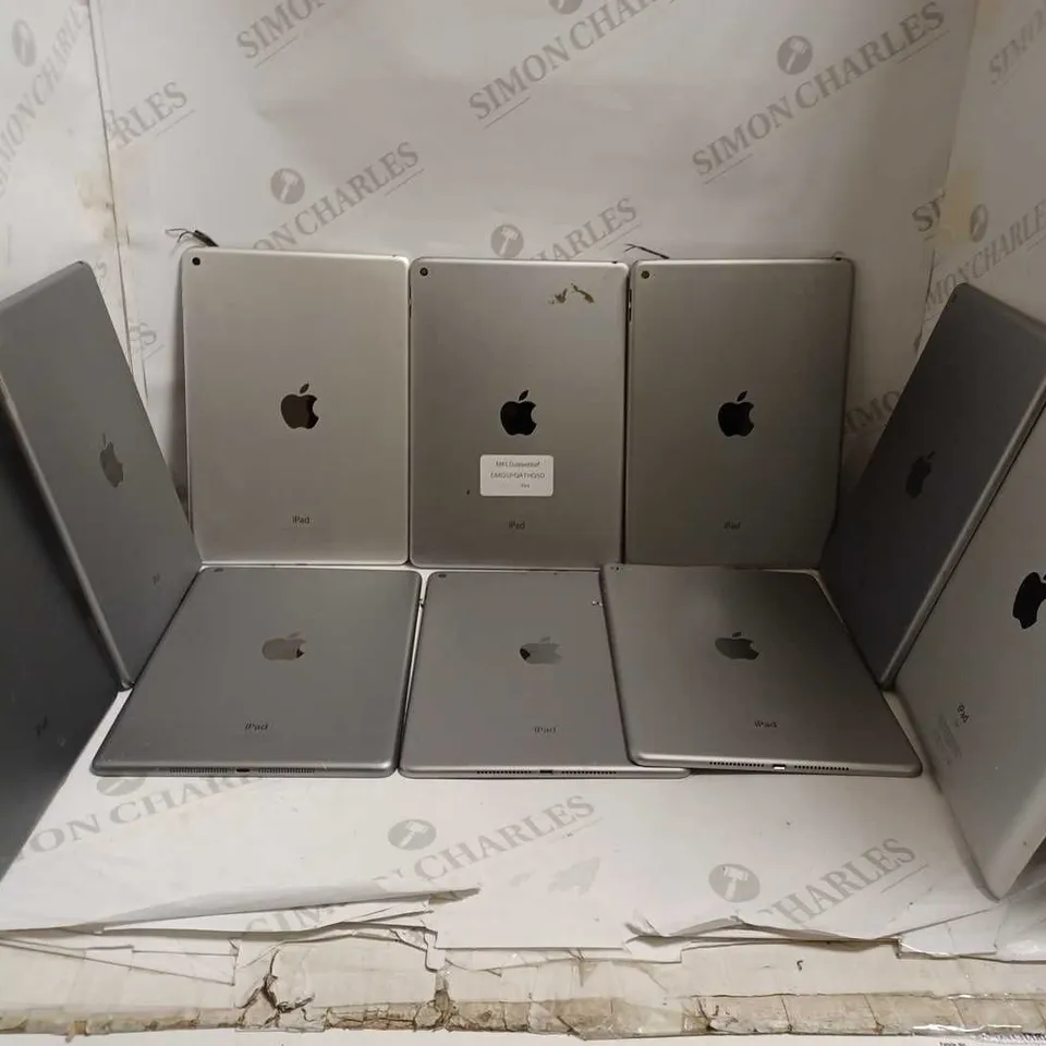 LOT OF 10 APPLE IPAD HARD SHELL CASES FOR VARYING MODELS TO INCLUDE A1416, A1566, A1474, ETC