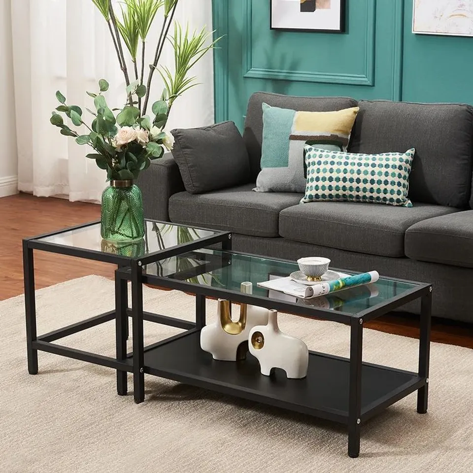 BOXED DRECHSLER EXTENDABLE COFFEE TABLE