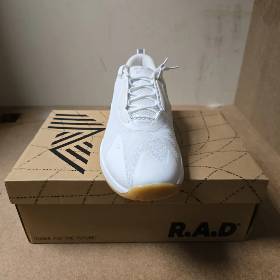 R.A.D ONE V2 WHITE GUM SNEAKERS – UK 11.5