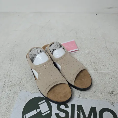 DR LIGHTFOOT JENNY TAUPE WOMEN'S SANDALS – UK 6