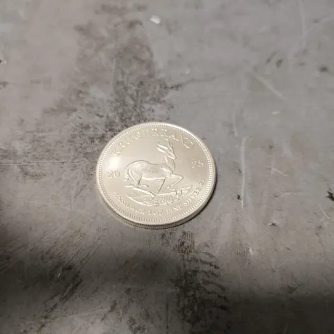 2025 SOUTH AFRICAN 1OZ SILVER KRUGERRAND COIN