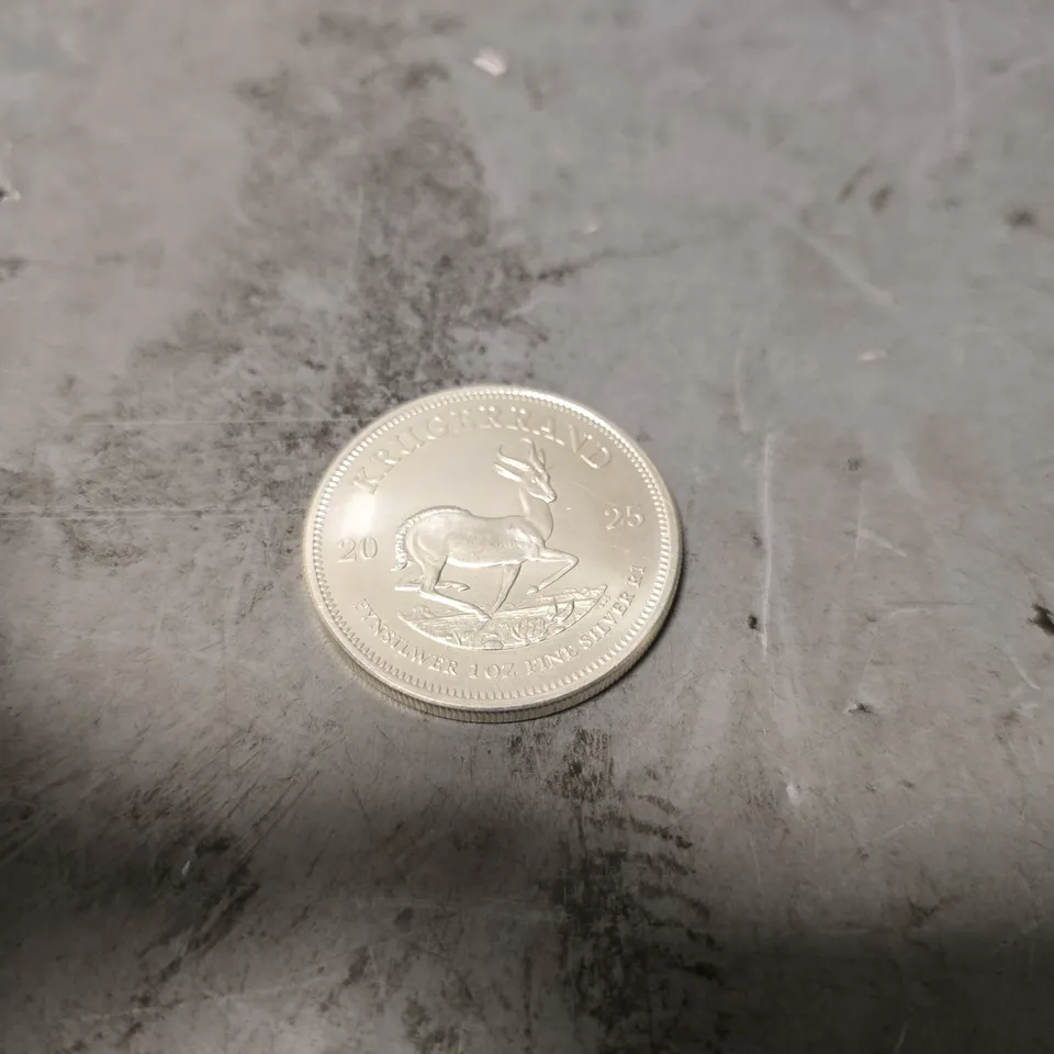 2025 SOUTH AFRICAN 1OZ SILVER KRUGERRAND COIN