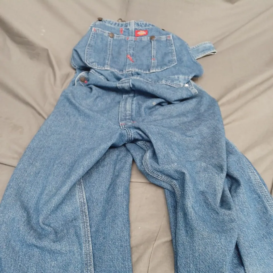DICKIES DENIM OVERALLS - 32-30