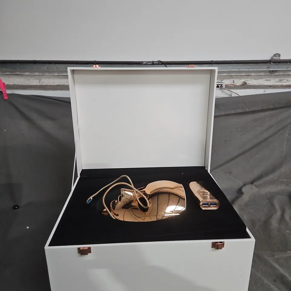 OPATRA LONDON CLEOMASK GOLD FACIAL MASK-CASE DAMAGED