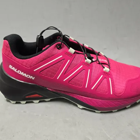 SALOMAN CONTAGRIP PINK TRAINERS - UK 5