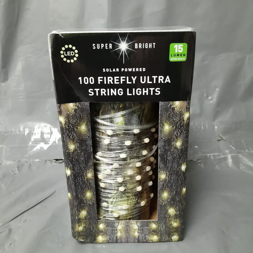 SMART SOLAR 100 LED ULTRA SOLAR FIREFLY STRING LIGHTS