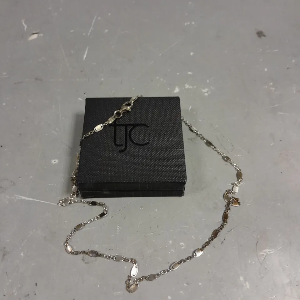 TJC CHAIN LINK SILVER NECKLACE 