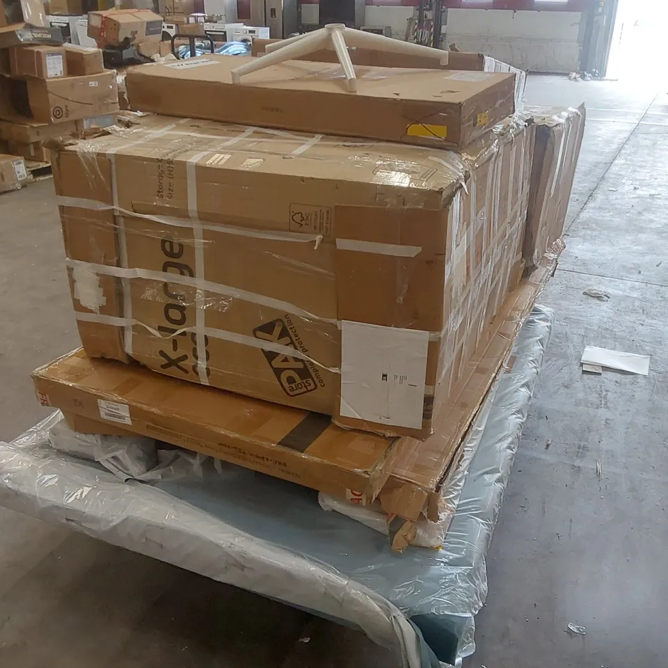 PALLET CONTAINING A VERY LARGE QUANTITY OF ASSORTED FURNITURE PARTS ECT