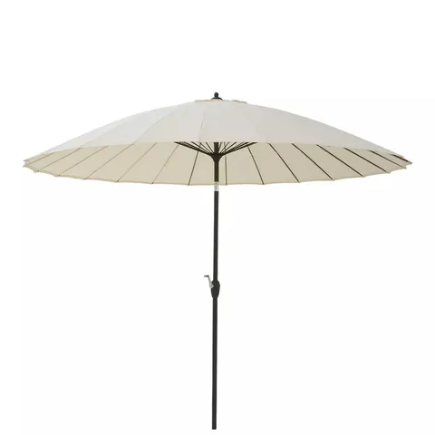 BOXED 3M SHANGHAI PARASOL - CREAM [COLLECTION ONLY]