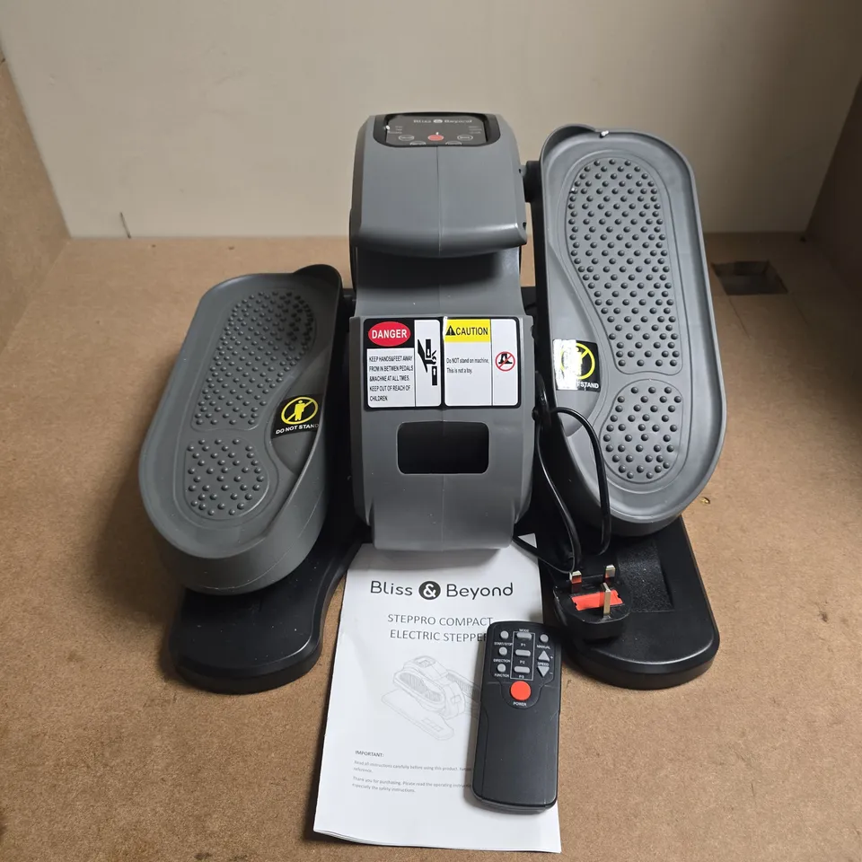 BLISS & BEYOND STEPPRO COMPACT ELECTRIC STEPPER WITH REMOTE & MANUAL