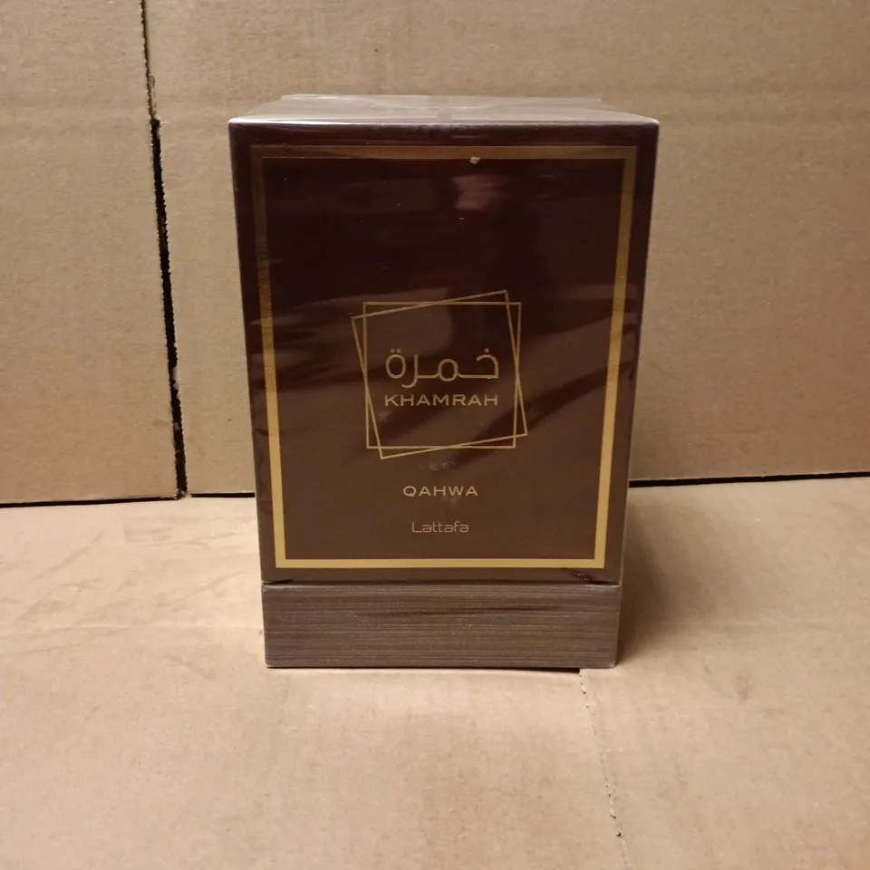 BOXED AND SEALED KHAMRAH QAHWA LATTAFA 100ML