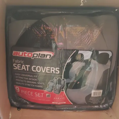 PALLET CONTAINING APPROXIMATELY 160x UNIVERSAL FABRIC CAR SEAT COVERS - VARIOUS COLOURS