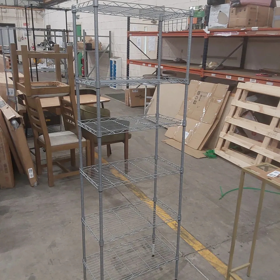 ELU 54CM W POWDER COATED STEEL SHELVING UNIT