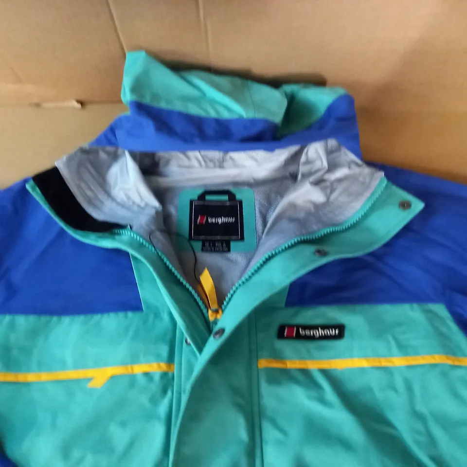 BERGHAUS COLOUR BLOCK COAT - UK S