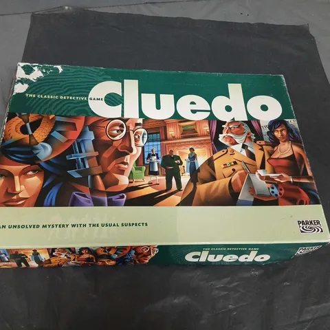 CLUEDO – THE CLASSIC DETECTIVE GAME (GREEN BOX) – BOXED