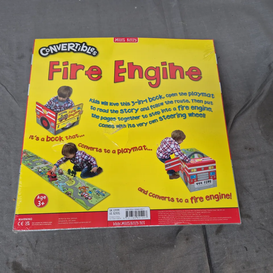 MILES KELLY FIRE ENGINE TRANSFORMING STORYBOOK