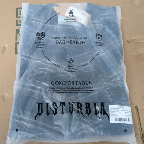 BAGGED DISTURBIA ROWENNA CHECK BUCKLED MINI SKIRT - UK 14