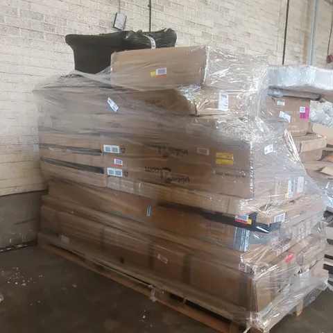 PALLET OF ASSORTED INCOMPLETE DESIGNER FURNITURE PARTS AND PIECES