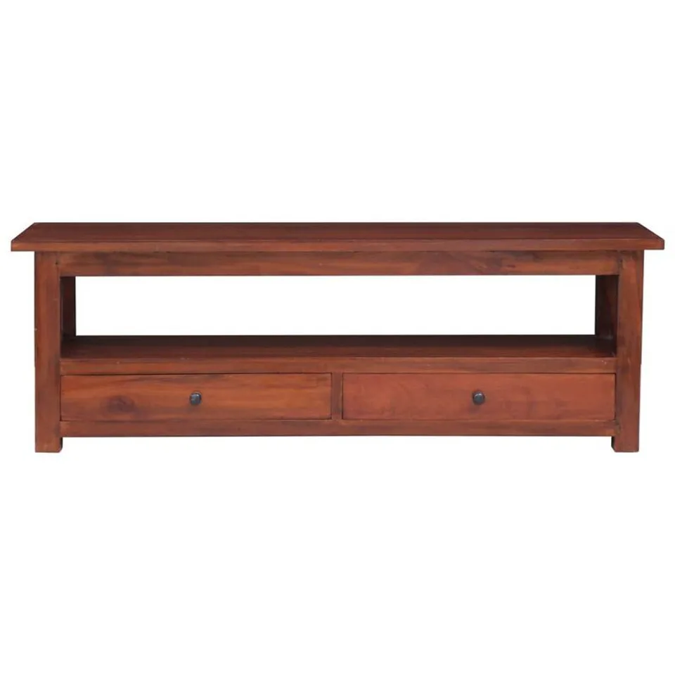BOXED HINKERSON TV STAND - UPTO 50" - BROWN
