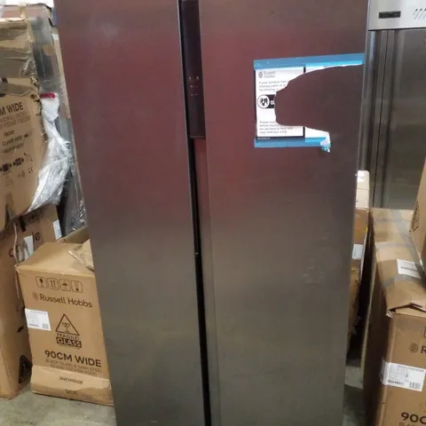 RUSSELL HOBBS RH90AFF201SS TOTAL NO FROST AMERICAN FRIDGE FREEZER - STAINLESS STEEL