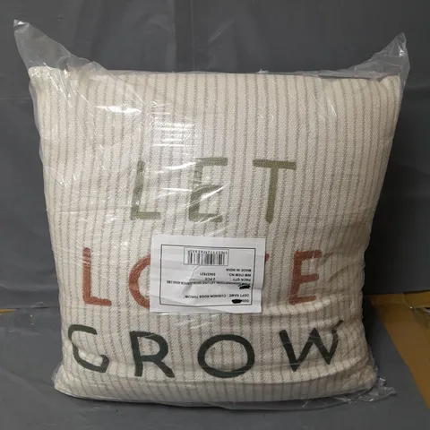 APPROXIMATELY 12 LET LOVE GROW CUSHIONS