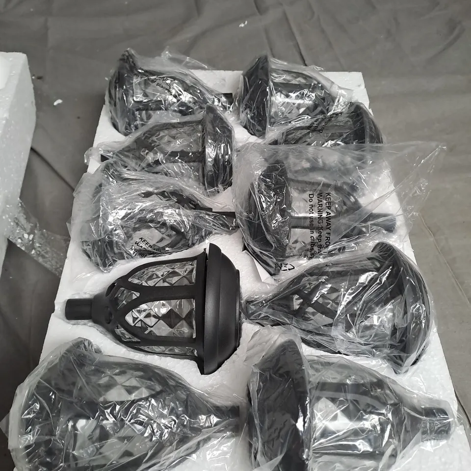 BOXED GARDEN REFLECTIONS SET OF 10 SOLAR STAKE LIGHTS