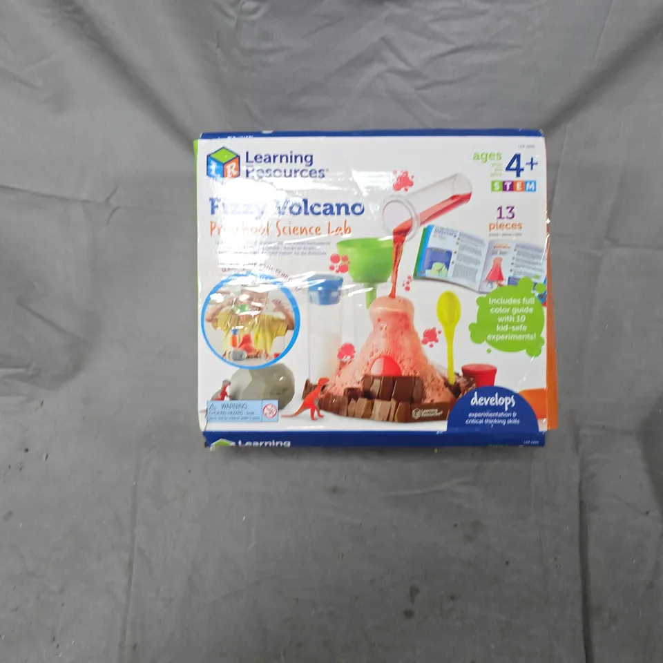 LEARNING RESOURCES FIZZY VOLCANO PRESCHOOL SCIENCE LAB RRP £18.99
